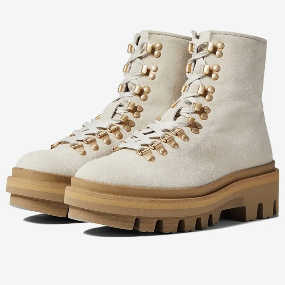 ALLSAINTS Wanda Boots in Off White NWT